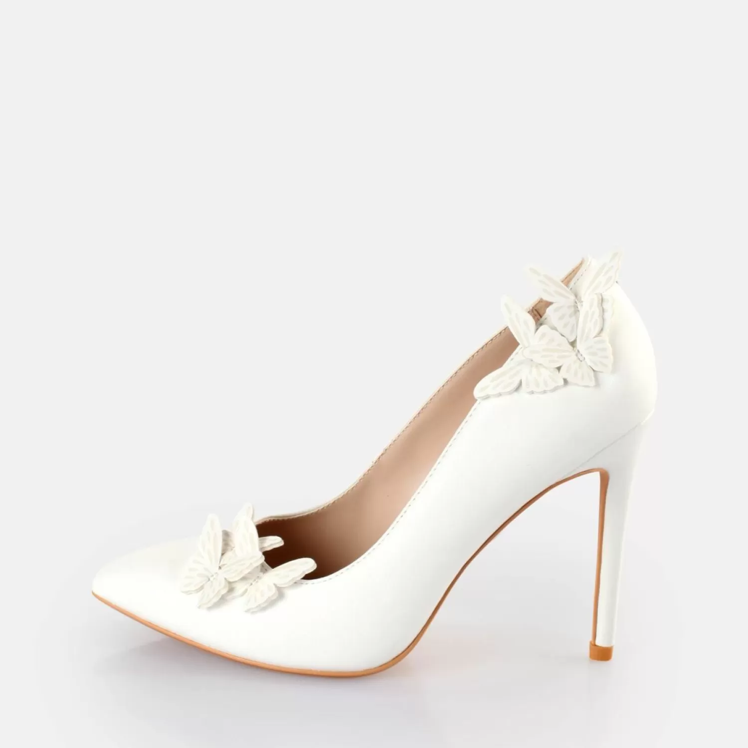 Hot Janet Butterfly Heeled Sandals Women Bridal Shoes