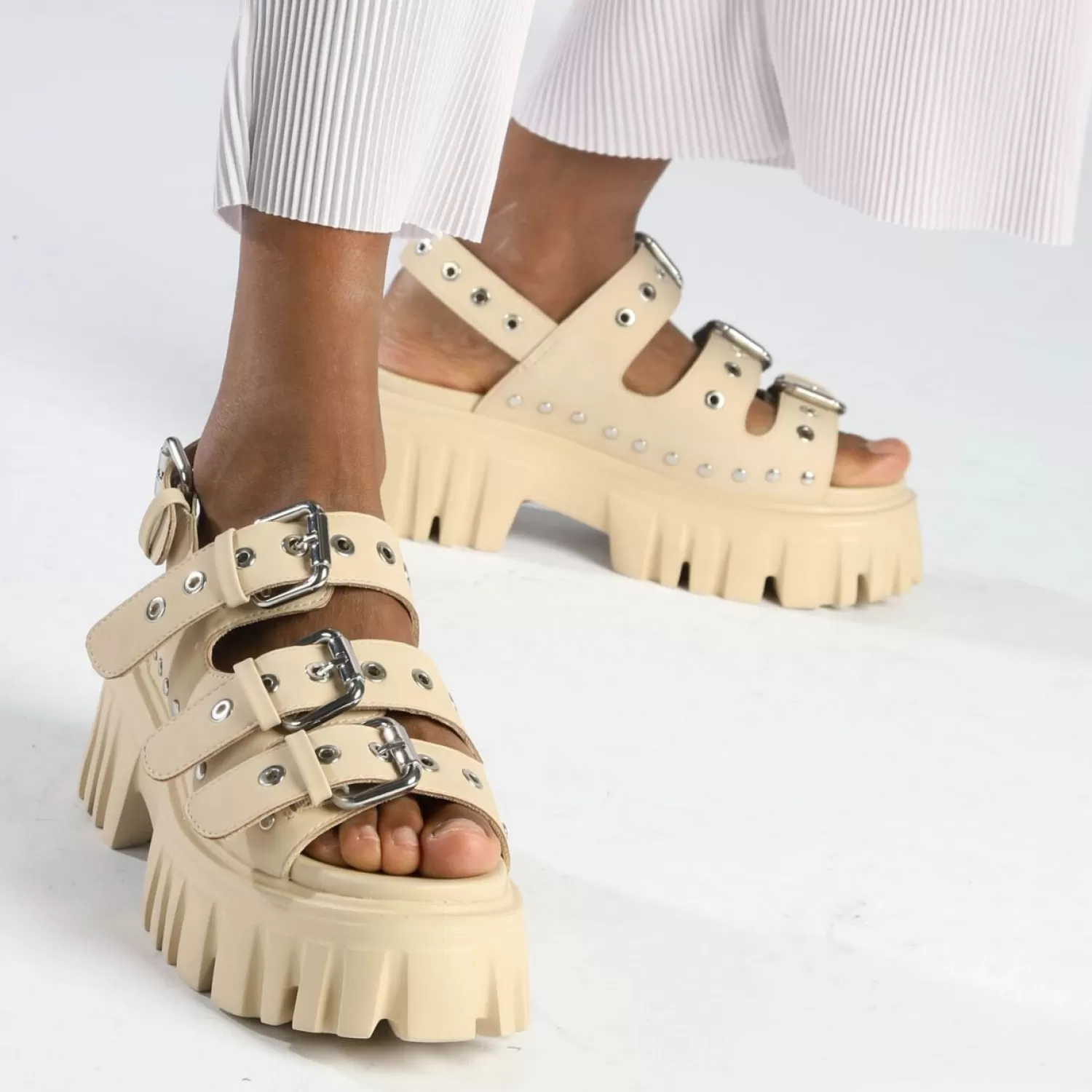 Best Lion Hard Platform Sandals Vegan Women Vegan Shoes