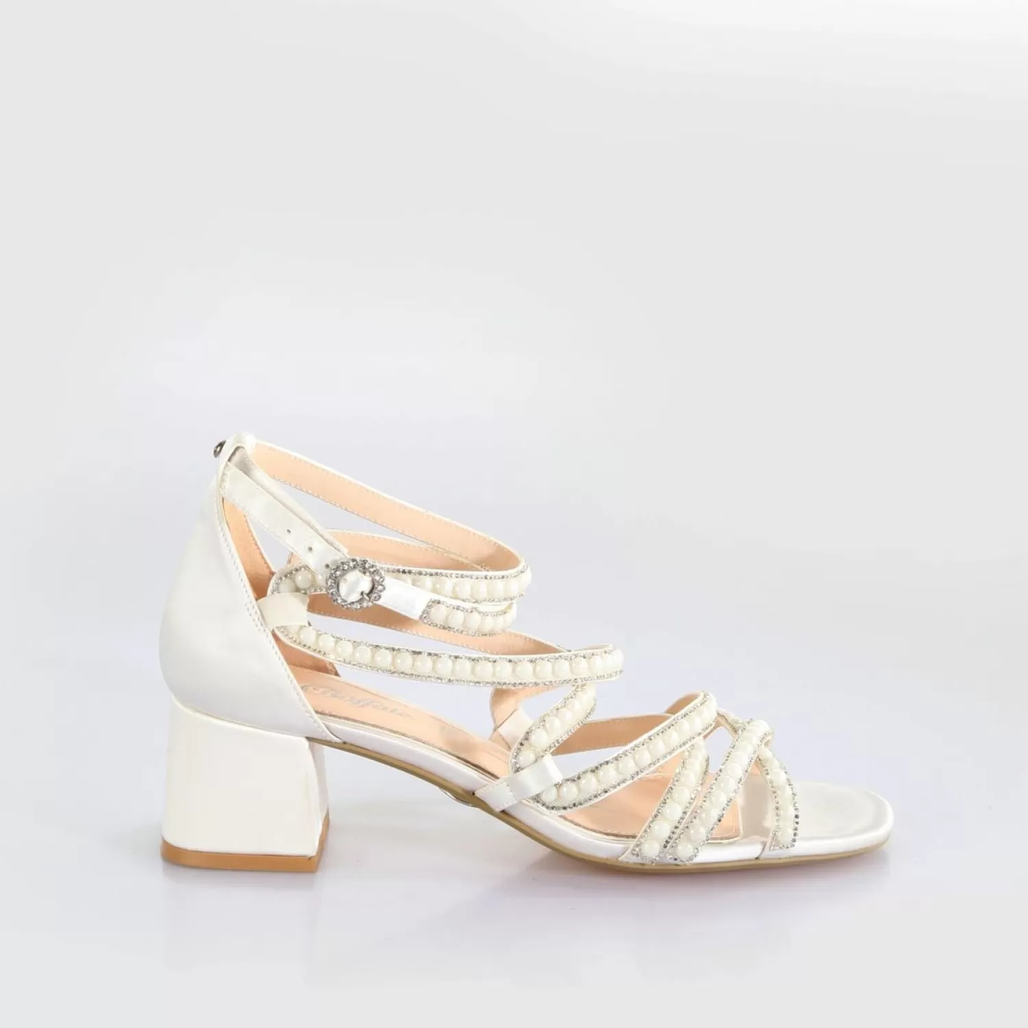 Hot Lucy Shine Heeled Sandals Women Bridal Shoes