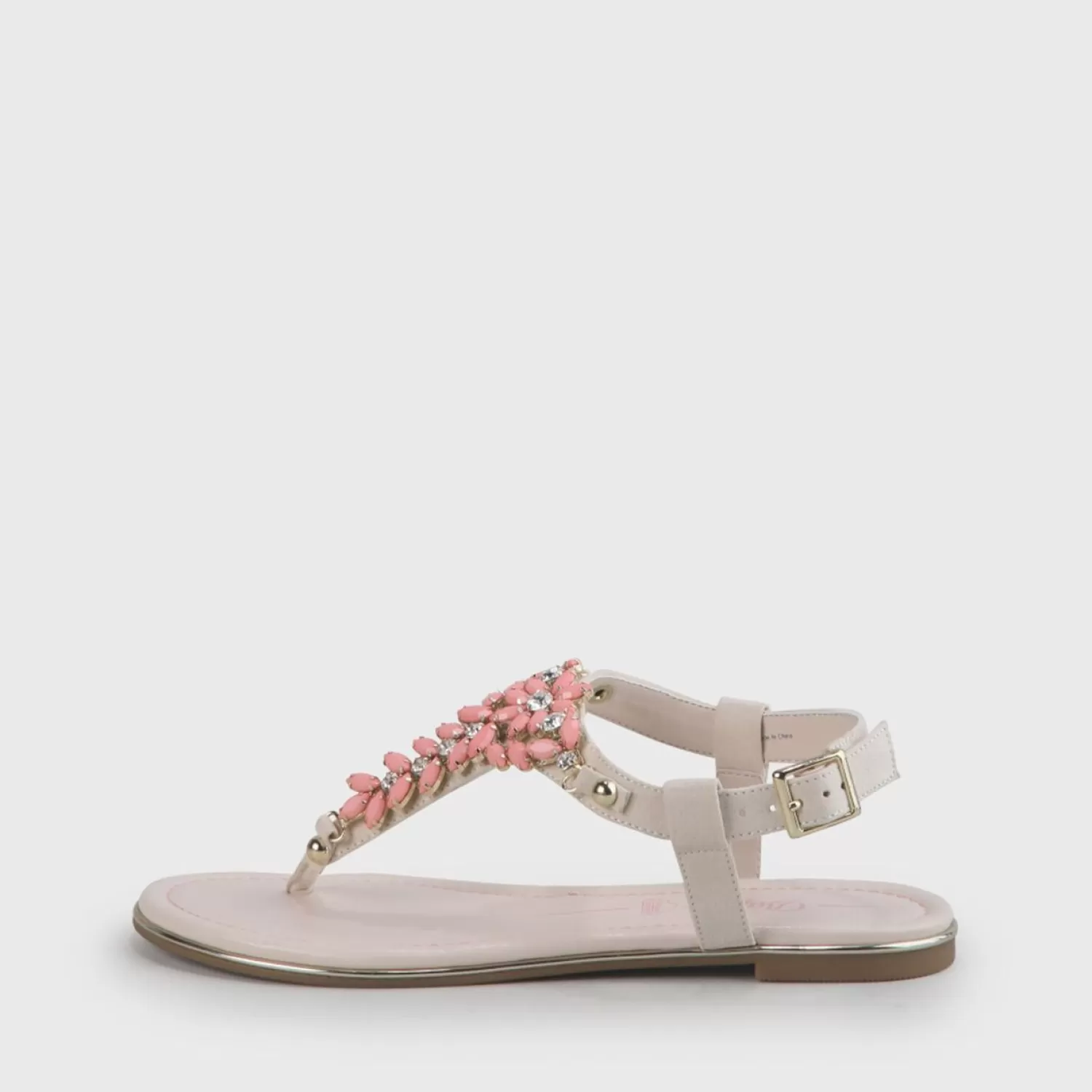 Outlet Rosalie Vegan Flat Sandals Suede Look Women Vegan Shoes